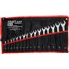 KRAF SERIE KIT SET CHIAVI COMBINATE STELLA E FISSA INGLESI 17pz 6-22mm 17 PEZZI