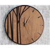 Fatto a mano Orologio da parete rustico in legno naturale rovere chiaro design fatto a man...
