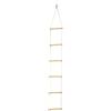 small foot Scala in corda a 6 pioli, 2m, gioco per arrampicare da interno ed esterno, fino a 75 kg, 1048