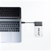 Brightium Adattatore USB 3.0 a SATA per dischi rigidi da 2,5 e 3,5, connessione USB-A, alimentatore incluso, ideale per trasferimento dati e storage.