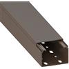 Cablecoach Cable Coach L4060BR1 Canalina per cavi (con fori di montaggio nel pavimento) 40x60 mm, lunghezza 1 m, marrone