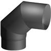 DK CURVA ACCIAIO AL CARBONIO SMALTATO 90° MF PER STUFE A LEGNA Diam. 150
