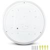 WatioWave Luce a cupola LED 12 W, diametro 230 mm. Design elegante con copertura lattea e luce dimmerabile CCT 3 in 1. Ideale per illuminare con stile ed efficienza qualsiasi spazio.