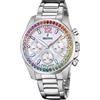 Festina Orologio Festina Donna Cronografo Brillanti Arcobaleno Coll. Boyfriend F20606/2
