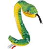 Wild Republic Coilkins Boa Smeraldino, Peluche, 30 cm, Giocattolo di Peluche, Riempimento con Bottiglie d'Acqua Riciclate Filate