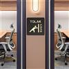 Porte in vetro Insegne push pull Insegne per porte laterali per bar Attività