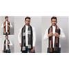 Fatto a mano 5 Pezzi Lotto 100% Cashmere Sciarpa Quadri Scialle Caldo Inverno Uomo Antivento