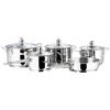 Vinod Set Di Pentole In Acciaio Inox Compatibile Con Induzione Tuscany, 5 Pezzi