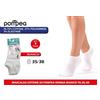 Pompea Minicalza Donna Cotone Lei 3 Paia Bianco Taglia 35/38