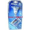 aglow.it FARETTO JDR Rgb 1x3W E14 Telecomando POWER LED 3 Colorazioni ROSSO giallo blu