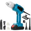 SariStore Mini Aspirapolvere Soffiatore Portatile Auto PC 2in1 Senza Fili 5000Pa Kit 7 Acc