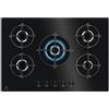 ELECTROLUX EGG75372K PIANO COTTURA 75CM 5 FUOCHI A GAS IN CRISTALLO NERO