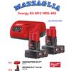 MILWAUKEE ENERGY KIT N.2 BATTERIE DA 12V 6Ah M12B6 +CARICAB. C12C art.4933451903