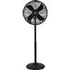 Kooper Ventilatore a Piantana da Terra 4 Pale 50 Watt Oscillante Ø 40 cm Nero