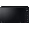LG MH6535GDS Forno Microonde Smart Inverter con Grill al Quarzo, 25 Litri, 1000 W, Programmi Automatici, Livelli di Potenza Regolabili, Cottura a Vapore - Nero