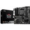 MSI MB AMD B550M PRO-VDH, B550 ,AM4,4DDR4,1PCI-EX16, 2PCI-EX1, 2M.2, 4SATA3,7USB