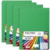 m-office Pannolenci Colorati, Feltro per Lavoretti Creativi, Cucito e Patchwork, Materiale per Scrapbooking e Decorazioni, Set Colori DIY, Ideale Artigianato e Fai-da-te, 40x60cm (Verde, 40pz)