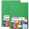 m-office Pannolenci Colorati, Feltro per Lavoretti Creativi, Cucito e Patchwork, Materiale per Scrapbooking e Decorazioni, Set Colori DIY, Ideale Artigianato e Fai-da-te, 40x60cm (Verde, 20pz)