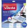 Vileda 15x Bundle Vileda Pavimenti Cotone Con Microfibra 50X50Cm 1Pz