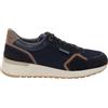 Valleverde Scarpe VVV49900 Sneakers Uomo in Pelle e tessuto Blu Chiusura Lacci