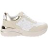 Valleverde Scarpe VV35253LR Sneakers Donna in Similpelle Beige Chiusura Lacci