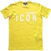 DSQUARED maglia t-shirt Dsquared2 icon S79GC0003 giallo