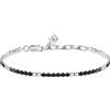 Morellato Bracciale Morellato Tennis Juventus SATT25 Bracelet Argento Zirconi Bianco Nero