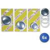 Bialetti 6x Bundle Bialetti Moka Guarnizione +Filtro 6 Tazze