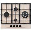 Glem Gas Piano cottura gas 4 zone GT645HSA Sabbia (60cm)