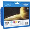 BROTHER LC 1100 CARTUCCIA ORIGINALE BK C M Y MULTIPACK MFC-490 Series