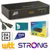 STRONG Decoder Satellitare Ufficiale Tivusat HD Tivu Sat Con Tessera Inclusa Tv Sat