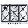 SMEG SRV576GH5 PIANO COTTURA INOX GAS 70CM 5 FUOCHI GRIGLIE IN GHISA