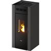 Pegaso Stufa pellet 8,5kW ELANE 9.0 Antracite 4 stelle Classe A+ 7022003