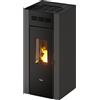 Pegaso Stufa Pellet Ventilata 8.5 kW 17 kg 238 m3 Antracite 7022003 Elane 9
