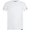 Dsquared2 - T-shirt bianca manica corta con patch logo Icon sulla manica per uom