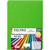 m-office Pannolenci Colorati, Feltro per Lavoretti Creativi, Cucito e Patchwork, Materiale per Scrapbooking e Decorazioni, Set Colori DIY, Ideale Artigianato e Fai-da-te, 40x60cm (Verde Erba, 10pz)