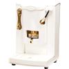FABER MACCHINA CAFFE A CIALDE FABER PICCOLA SLOT BRASS EDITION BIANCA/ORO