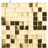 Subitodisponibile Pannello con PAILLETTES quadrati Luccicanti colore ORO 30x30 cm 1EA3