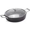 Moneta Tegame Alluminio antiaderente (28cm) con coperchio ARMONIA FINEGRES Nero