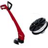 Einhell GC-ET 3023 Tagliabordi elettrico (tensione 230 V, potenza 300 W, taglio 23 cm, diam. Filo 1,5 mm, lungh. Filo 6m) & Originale Rocchetto di ricambio (compatibile con GC-ET 4025 e GE-ET 5027)