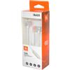 058DADA Jbl Auricolare Originale Pure Bass T290 Silver Per Motorola One Action Hyper