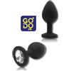 Godo d+ Plug anale grande con pietra dildo indossabile dilatatore in silicone big butt