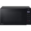 LG MH6032GAS Forno Microonde 20 Litri con Grill al Quarzo, 700 W, Programmi Automatici, Scongelamento Rapido Defrost, Funzioni Timer e Orologio Smart Diagnosis, Scaldavivande, Nero