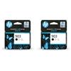 HP 903 Nero, T6L99AE, Cartuccia Originale da 300 Pagine, Compatibile con Stampanti OfficeJet 6950, OfficeJet Pro 6960 e 6970 (Confezione da 2)