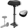 Felixstory Sella per scooter elettrico con cuscino impermeabile adatta per Ninebot ES1 ES2 ES4/Xiaomi M365 Pro 1S/Aovopro/ES80/Razor C25, sedile pieghevole regolabile confortevole sella max Seat