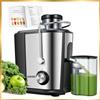 Juilist CENTRIFUGA ESTRATTORE DI SUCCO PER FRUTTA E VERDURA 600w POLPA LAME ACCIAIO