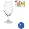 Bormioli Rocco 5x Confezioni Bormioli Rocco di 3 calici da birra modello executive in vetro con