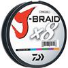 DAIWA J-Braid X8, Filo Intrecciato Unisex, Multicolore, 36 kg
