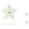 H&h Set H&H new You&me 6 Piatti Stella, New Bone China, 9x7.5cm