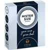 Mister Size Preservativi L 57 Mister Size grandi 3 pz contraccettivi uomo